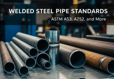 Welded Steel Pipe Standards: ASTM A53, A252, and More